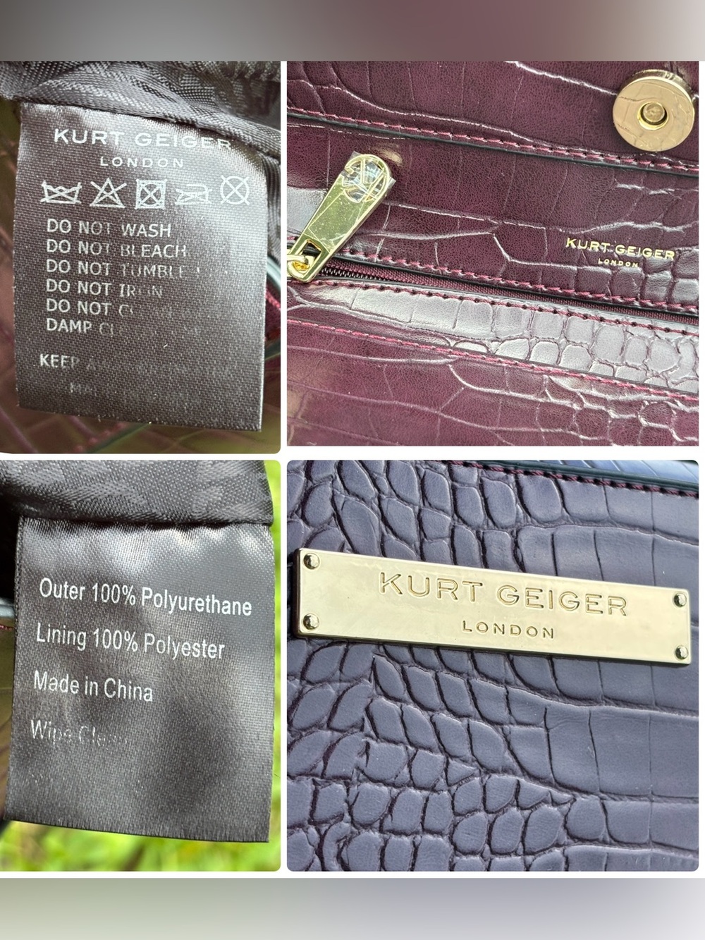 Kurt Geiger London Croc-Embossed Crossbody Bag - Picture 17 of 17
